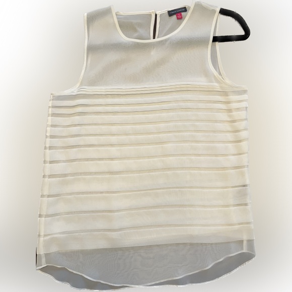 Vince Camuto Tops - NWT Vince Camuto clean light new ivory sleeveless top